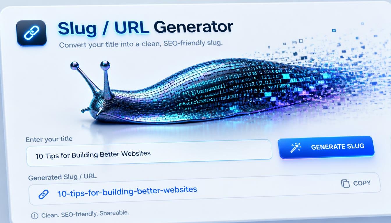 Slug / URL Generator: Create Clean and SEO-Friendly URLs Easily