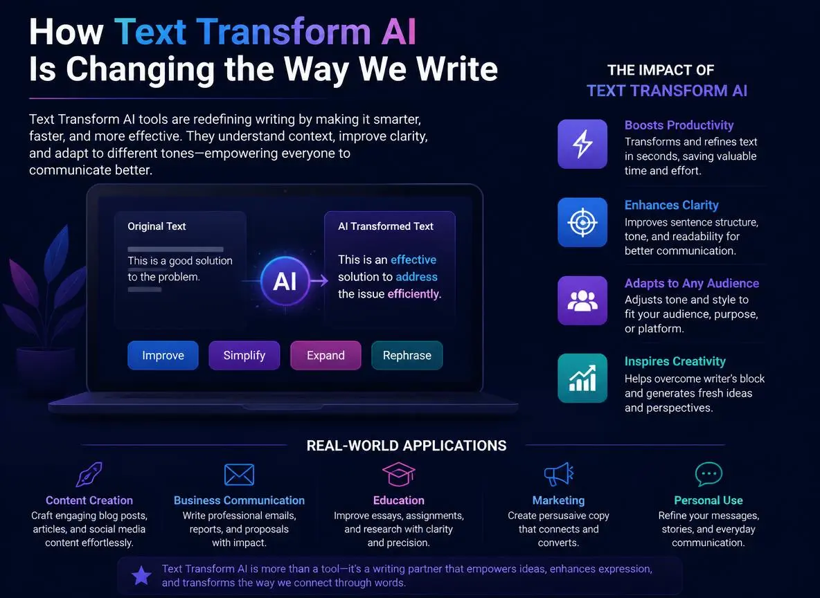 How Text Transform AI Is Changing the Way We Write