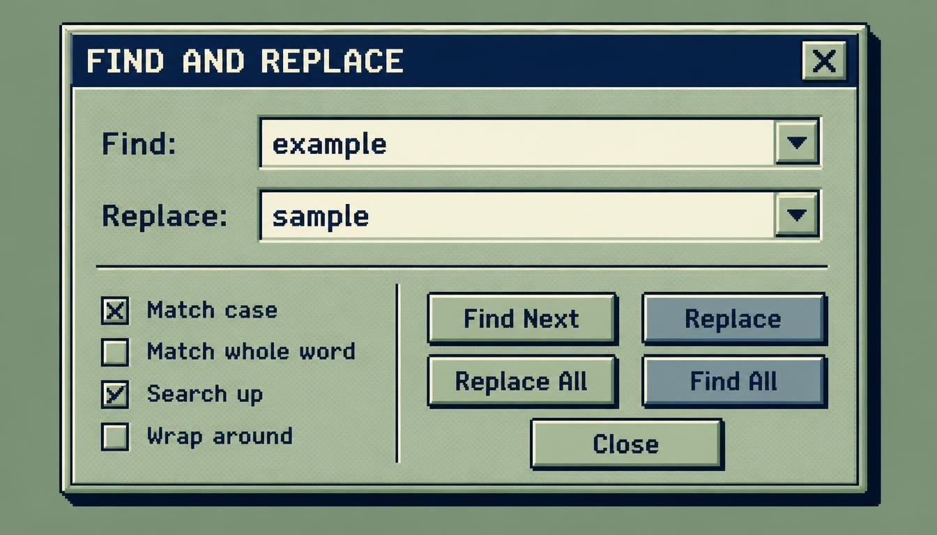 Find & Replace Tool: Edit Large Amounts of Text in Seconds