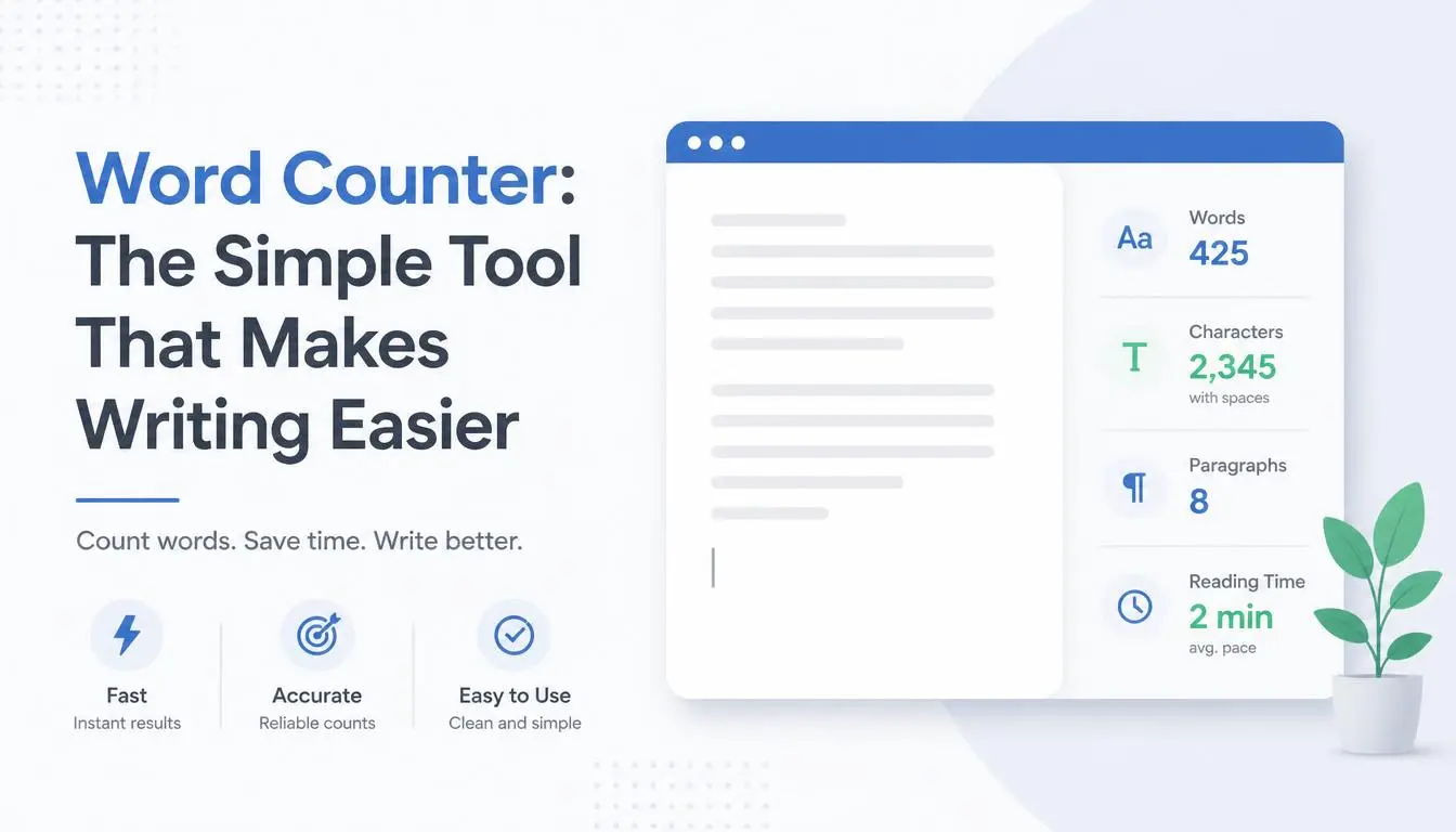 Word Counter: The Simple Tool That Makes Writing Easier