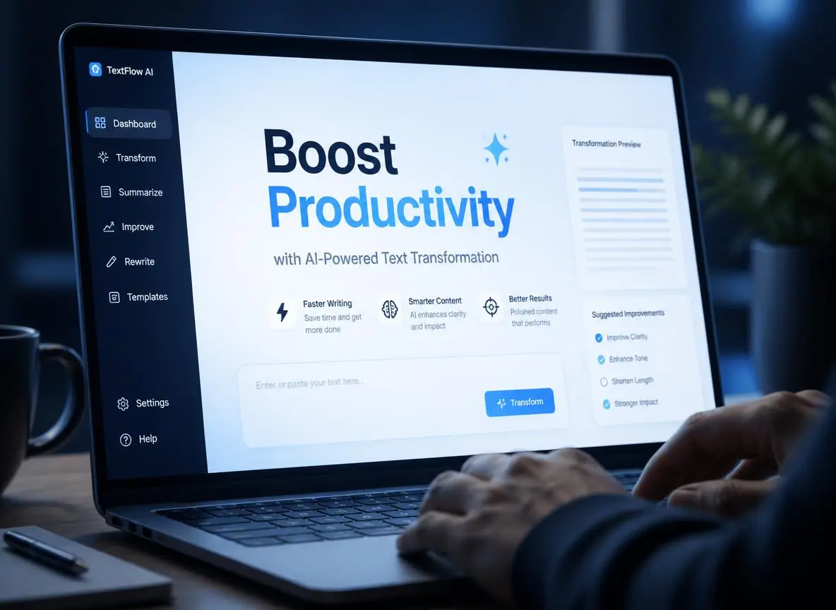 Boost Productivity with AI-Powered Text Transformation